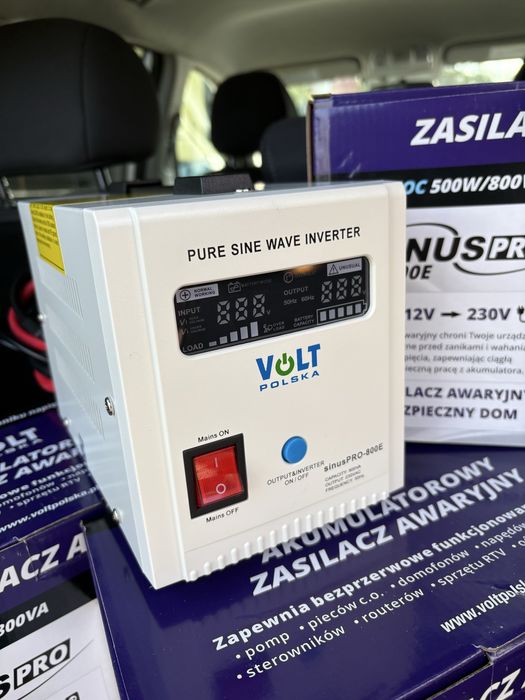 ДБЖ Volt Polska SINUS PRO 800 E 12/230V (500/800W)