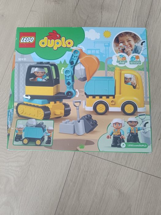Duplo LEGO koparka i wywrotka nowa