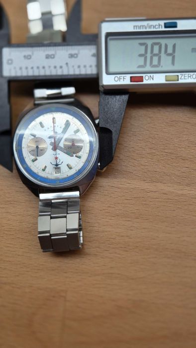 Sprawny zegarek *Poljot* Chronograf 3133 kapitan / капитан