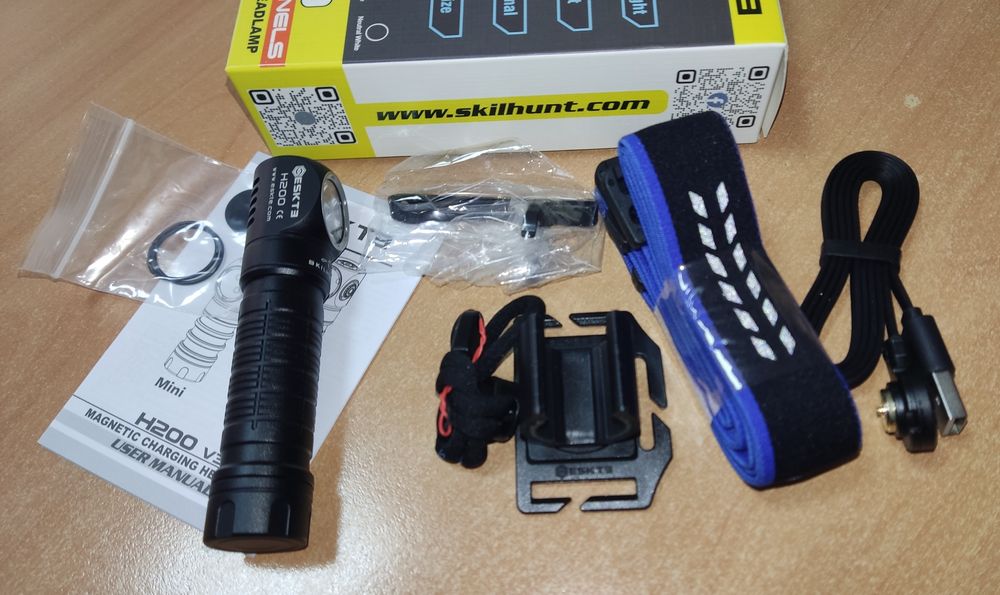 Skilhunt ESKTE H200 4000K 5000K 519A Cree 620 nm світильник