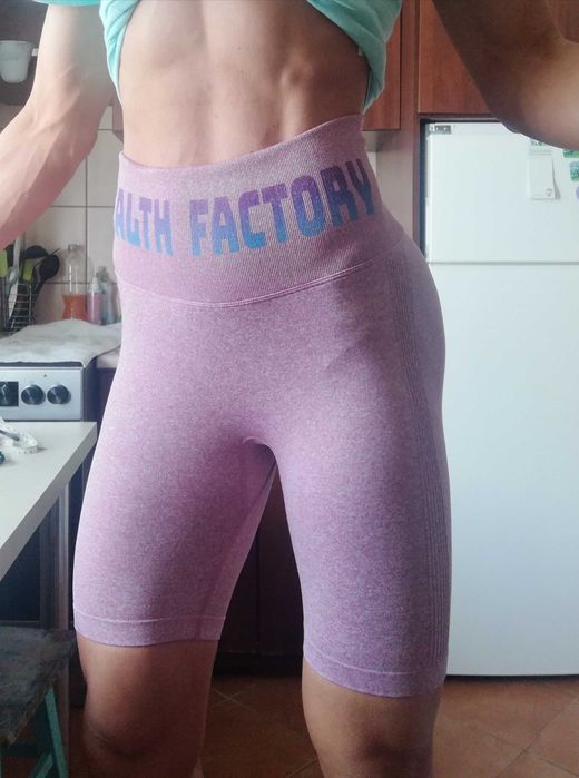 Krótkie legginsy/Kolarki push-up/S-M