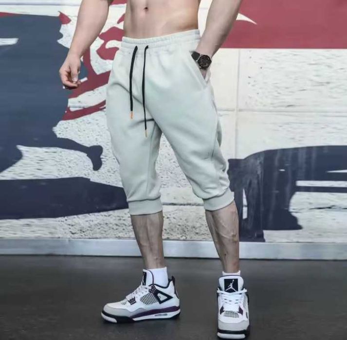 Spodenki męskie szorty 3/4 fit siłownia bieganie 5xl