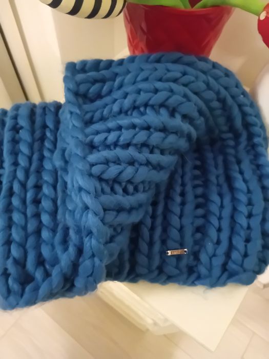 SIMPLE komin szal kobalt