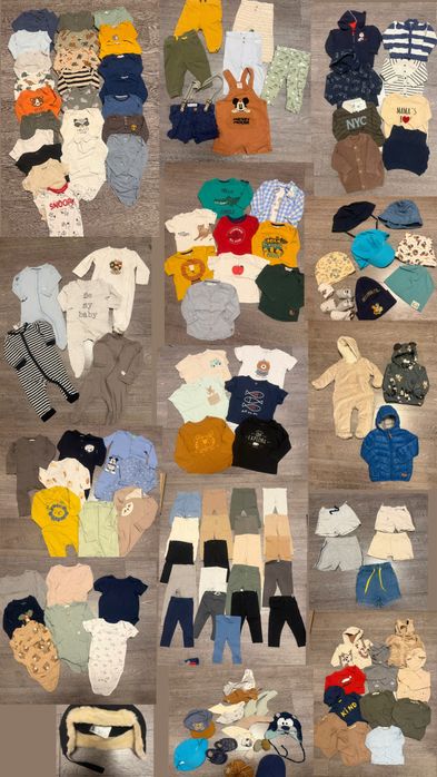 Paka ubrań dla chłopca - rozmiar 74/80