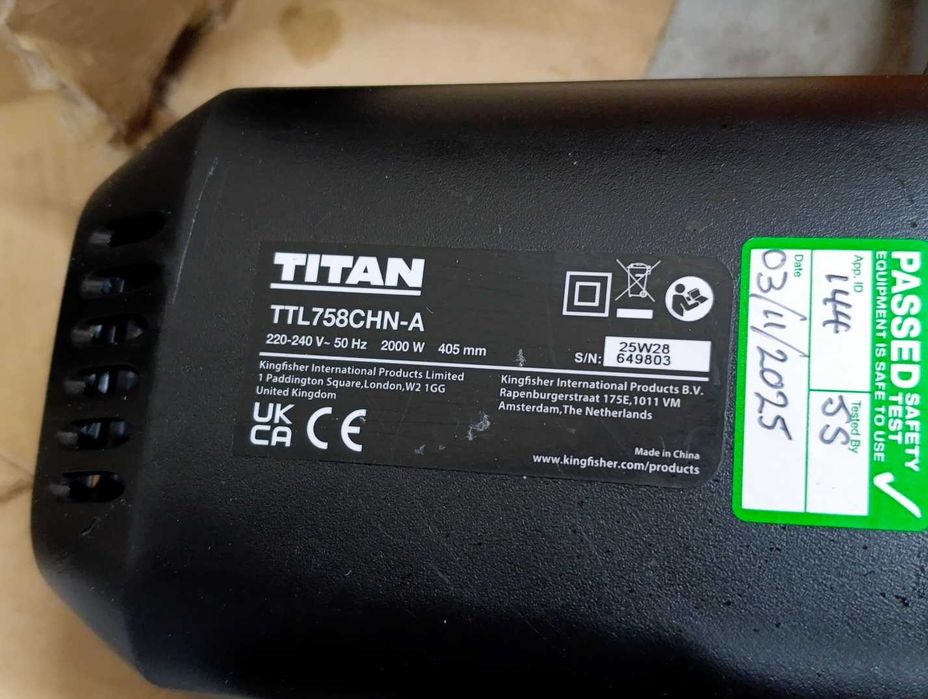 Piła łańcuchowa elektryczna TITAN TTL758CHN mocna 2000W 40cm jak nowa