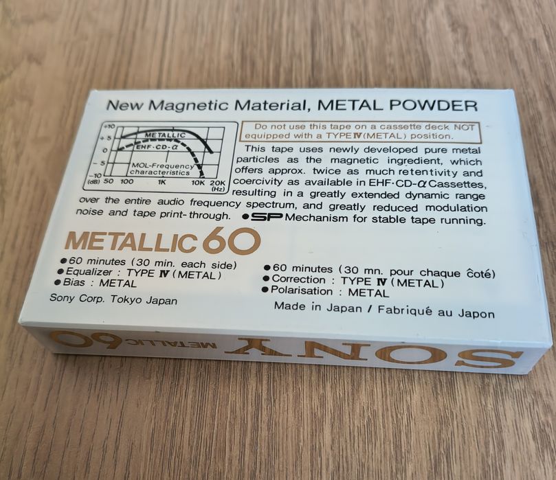 Sony Metalic 60 folia.