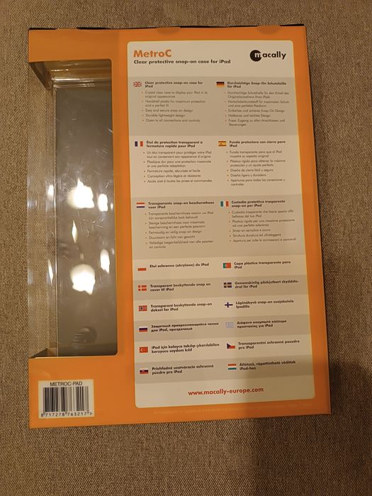Накладка для планшета Macally Metro HardCase  (METROM-PAD)