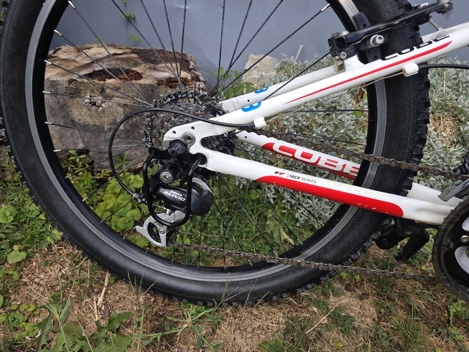 CUBE – firmowy rower górski  – amortyzator przód , koła 24 cale