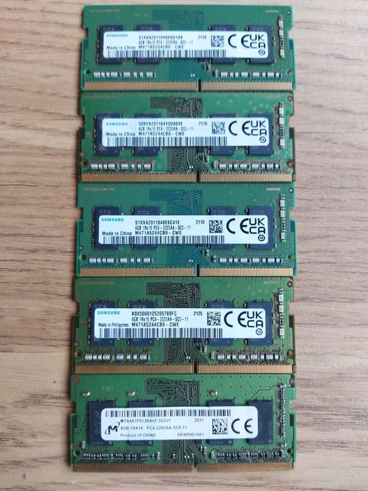 Memórias ddr4 portátil