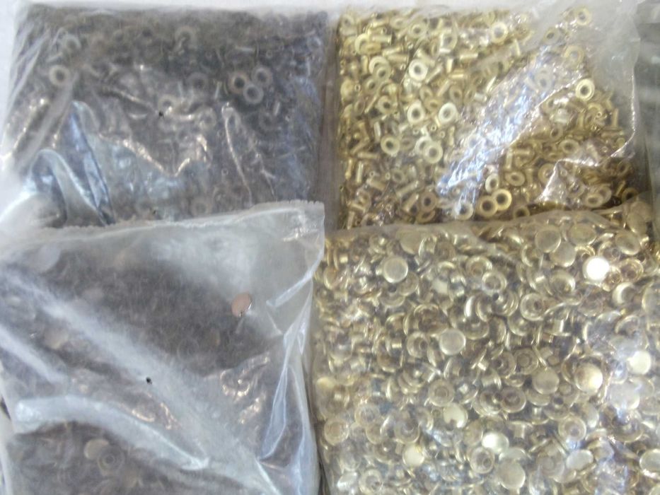 Продам заклепки металлические для швейных изделий.