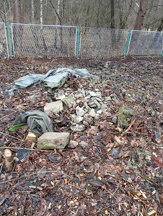 Czysty gruz oddam za darmo