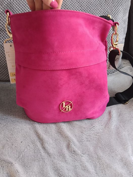 Torebka Laura Biaggi rożowa nowa