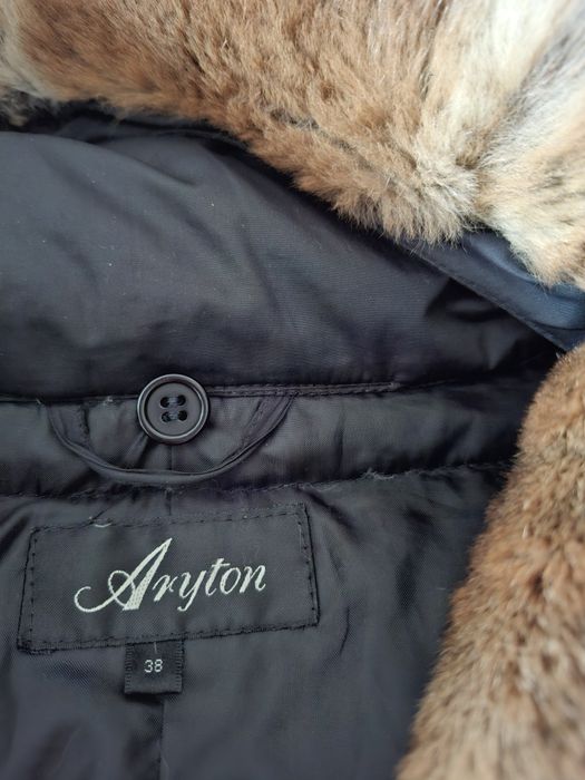 Aryton ciepła kurtka zimowa puchowa z pierzem z kapturem