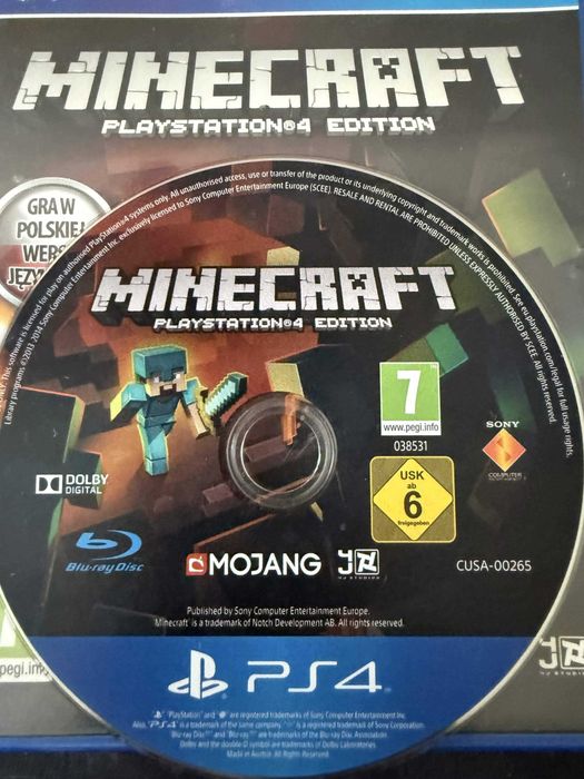 gra Minecraft ps4