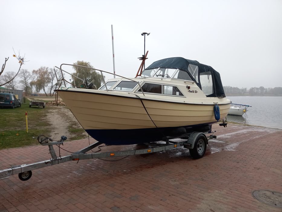 Powidz,Przyczepa podłodziowa, wózek slipowy