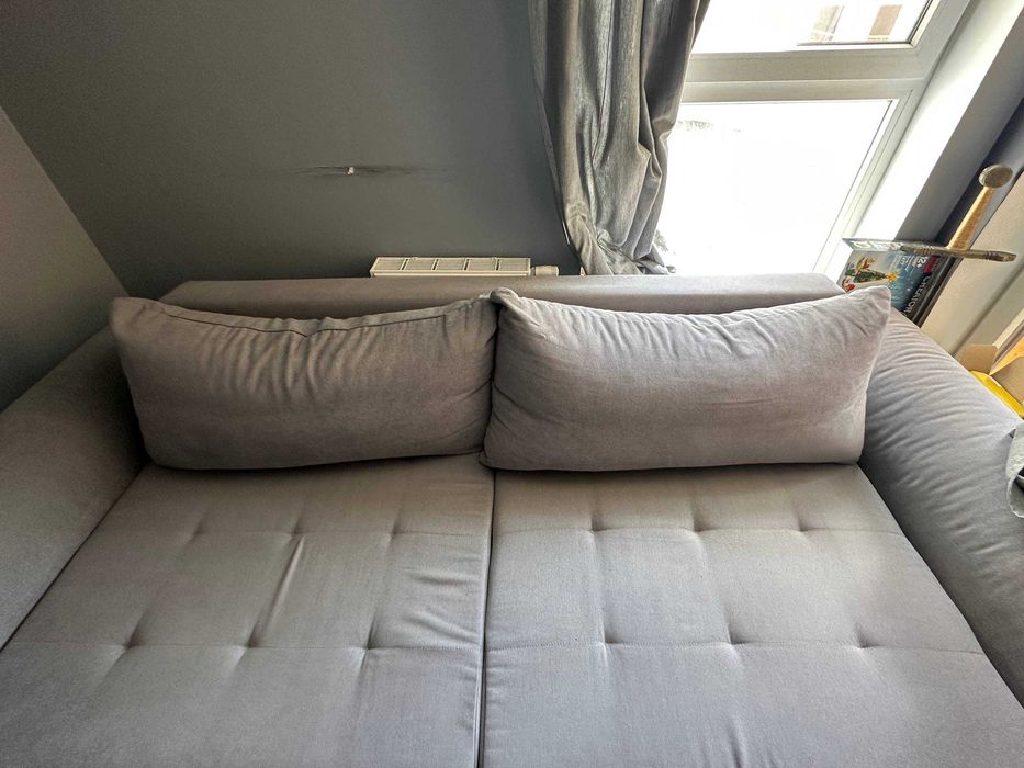 Sofa Szara z funkją spania