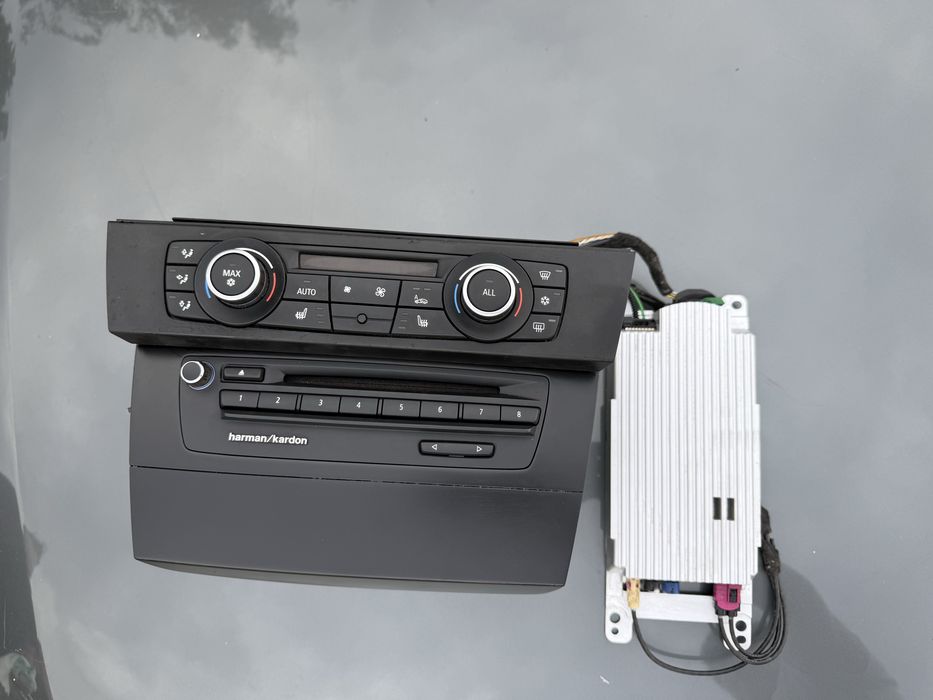 Radio Bmw 952718601 Zestaw Nawigacja BMW CIC Harman/Kardon + Combox Bluetooth + Panel Klimatyzacji LCI BMW e91 e90 itd.