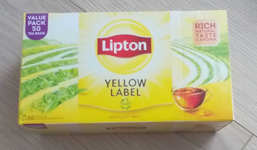 Herbata LIPTON YELLO LABEL 50 torebek