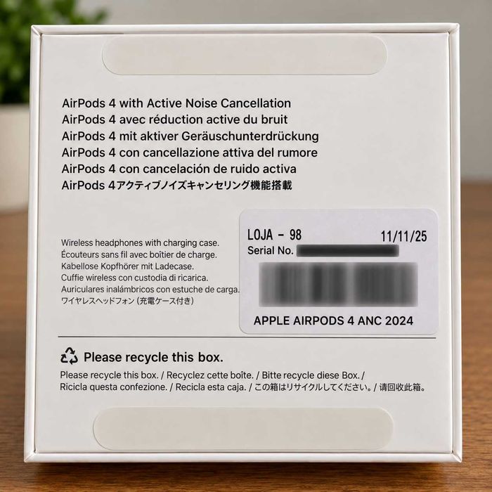 Apple AirPods 4 ANC com Cancelamento Ativo de Ruído