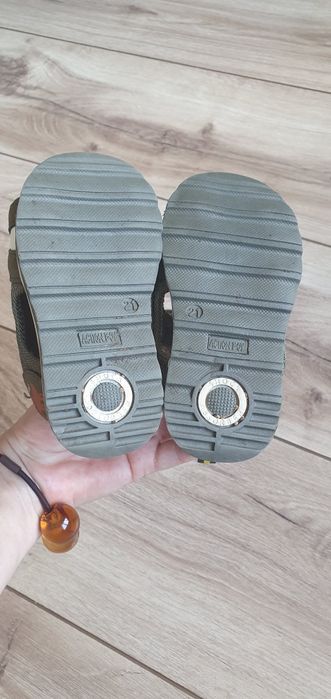 Sandałki dla chłopca khaki
