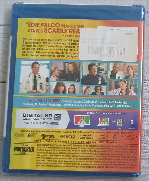 "Nurse Jackie 6" / " "Siostra Jackie 6" blu-ray USA A bez PL