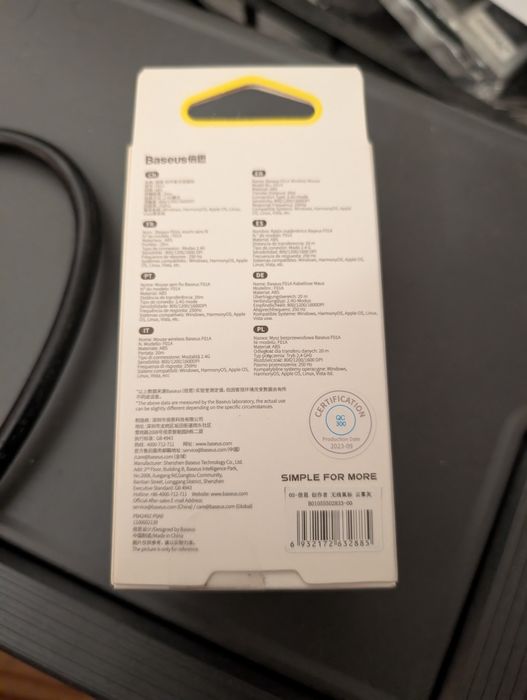 Бездротова мишка Baseus F01A Wireless Mouse 2.4GHz