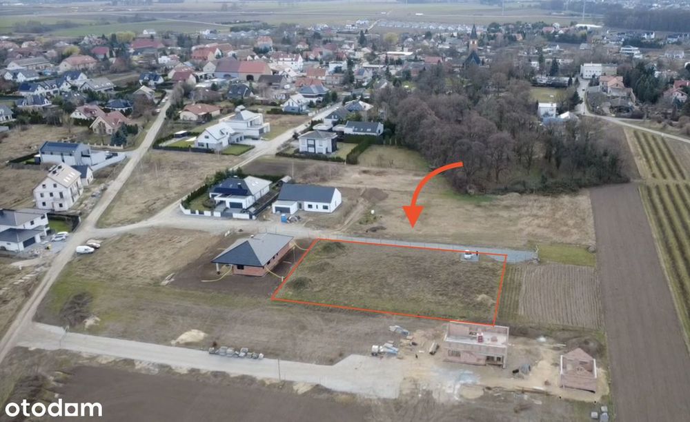 Działka budowlana Domasław (pozwolenie na budowę)