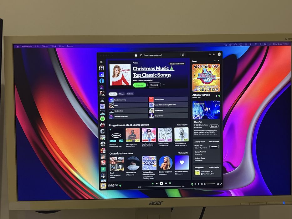Monitor Acer B246HL 24" HDMI FHD 1920x1080