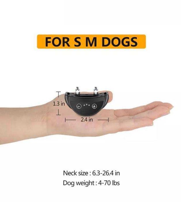 Электроошейник АККУМУЛЯТОРНЫЙ для небольших собак анти лай гав антилай