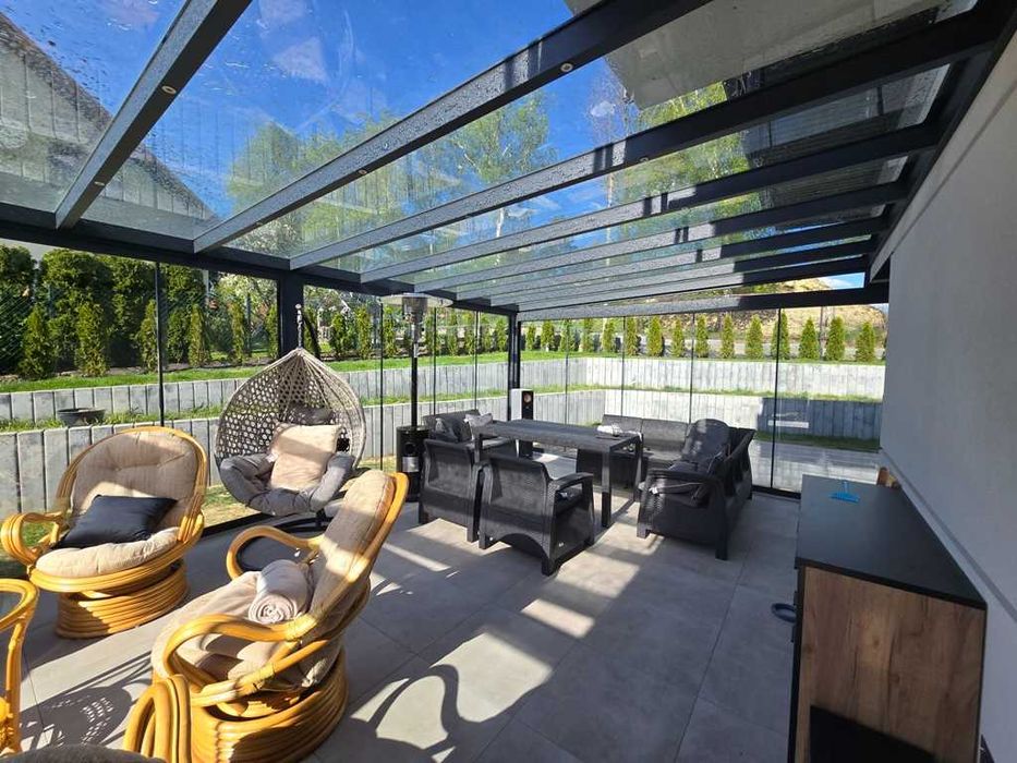 Zadaszenie tarasu Pergola Ogród zimowy Szklane zabudowy Ściany przesuwne pl