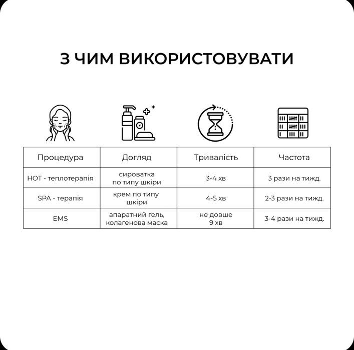 Мікрострумовий ems масажер для очей та обличчя, микротоковый массажер