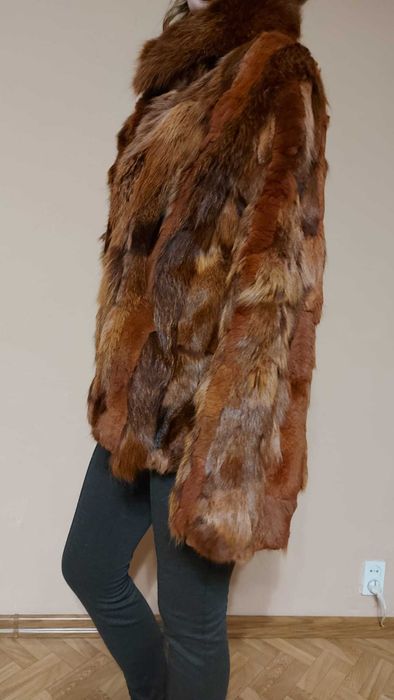 FUTRO damskie NATURALNE z lisa rude stan IDEALNY