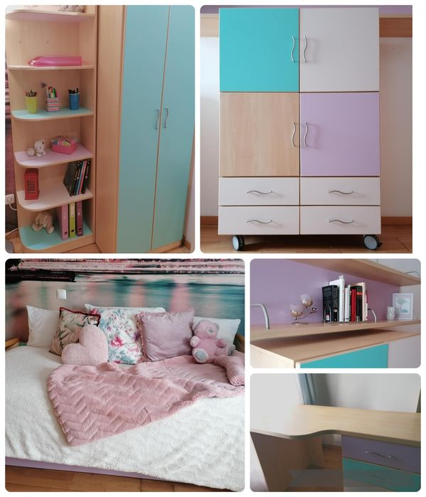 Conjunto de móveis para quarto juvenil