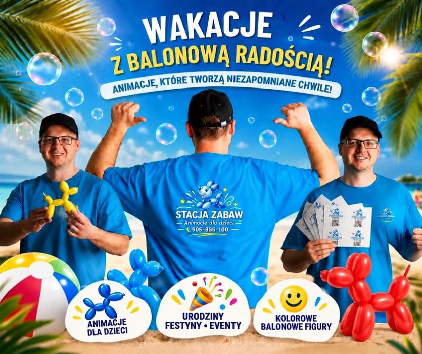 Animator na Urodziny dla Dzieci | Animacje z dojazdem