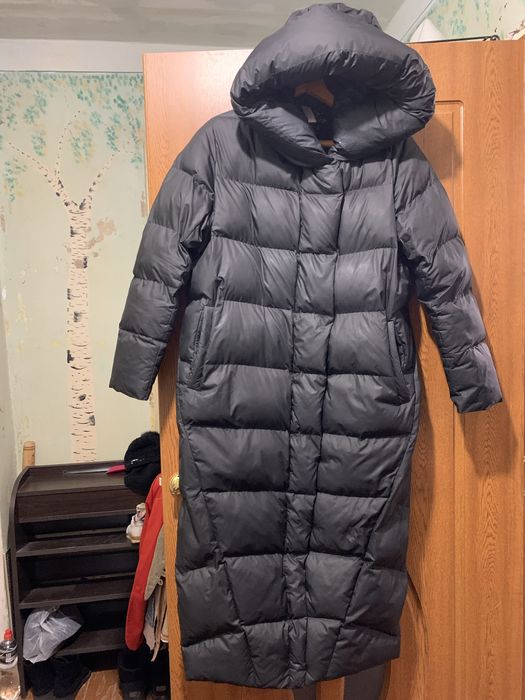 Пуховик-пальто зимнее