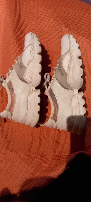 Sapatilhas de verão, brancas e transparentes - 35 - Bershka