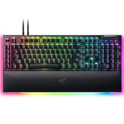 Teclado Mecânico Razer BlackWidow V4 Pro RGB US Yellow Switch