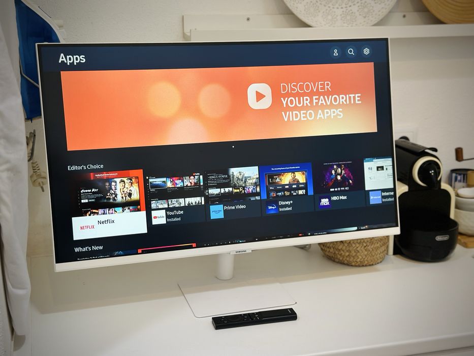 Smart Monitor Samsung M7 4K de 32 polegadas em ótimo estado