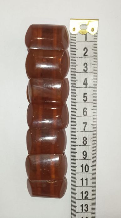 Натуральний бурштиновий браслет