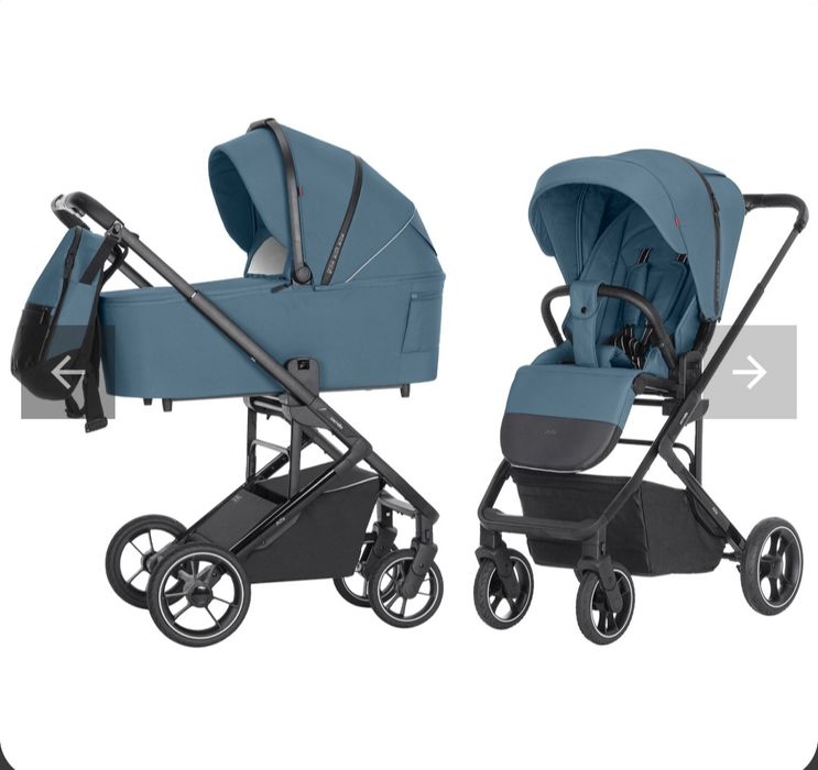 Коляска універсальна 2в1 Carrello Alfa+ CRL-6507 Indigo Blue
