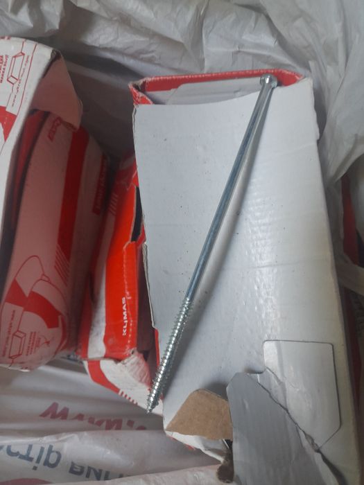 Шурупи для бетону з антикорозійним покриттям Wkręt-met WBSW-6,3x160