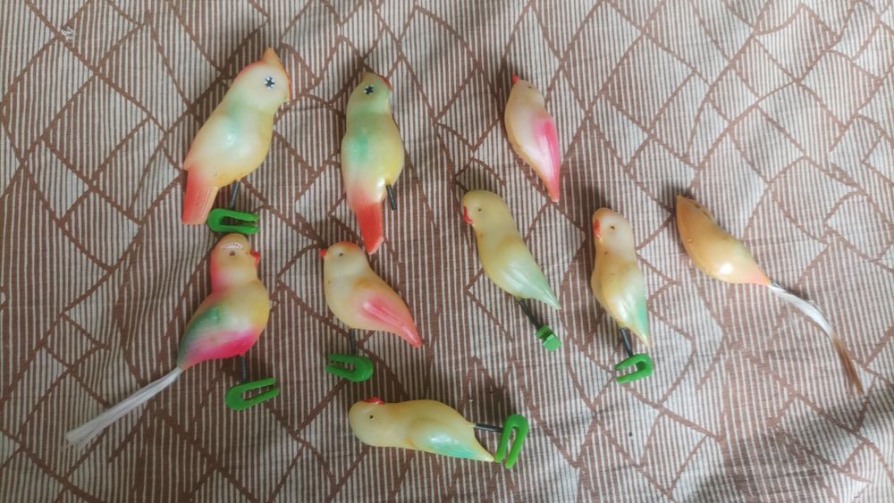 Ялинкові прикраси гдр пташки