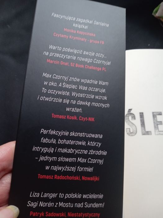 Kryminał "Ślepiec"- Max Czornyj