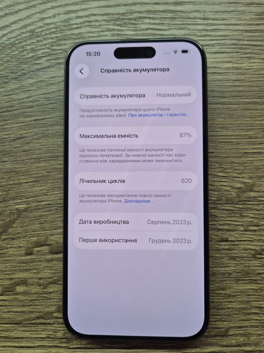 Apple iPhone 15 Pro 256GB Black Titanium