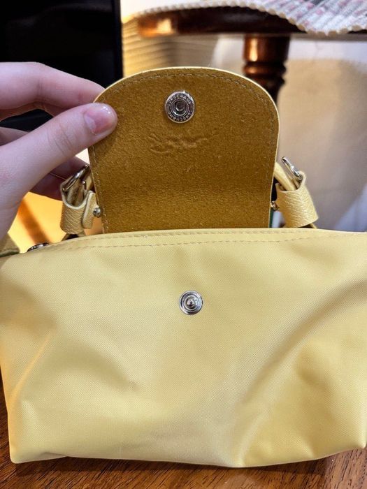 100% authentic Longchamp Le Pliage Cuir Crossbody Bag
