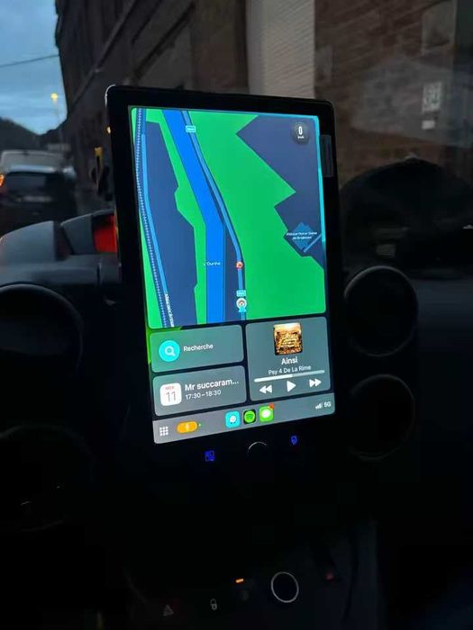Auto-rádio 1 din estilo tesla 10 Polegadas 4k NOVO