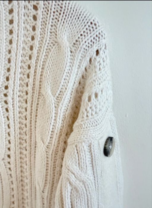 Sweter Marks & Spencer biały 46