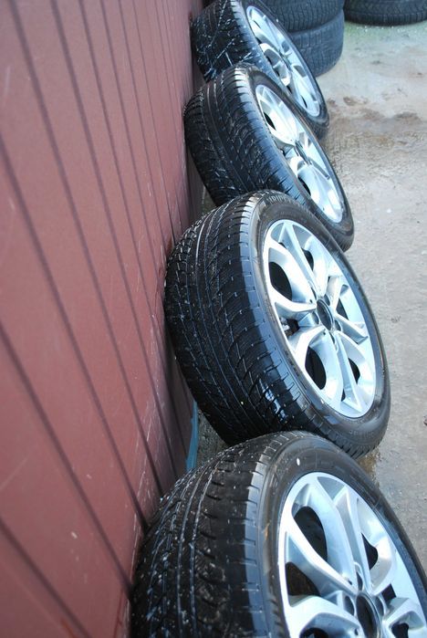 Koła 225 50 R17 5x112 Alufelgi + opony zima Mercedes C E TPMS ET48,5
