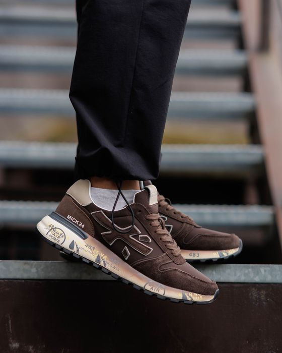 Кросівки Premiata Mick 24 Brown premium | Кроссовки чоловічі
