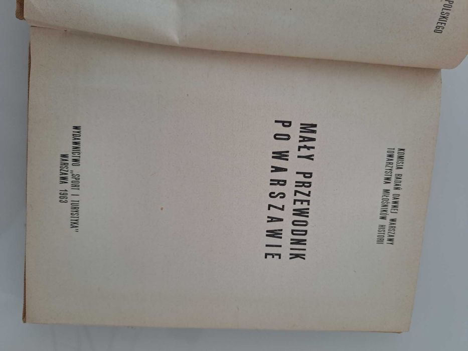 Mały przewodnik po Warszawie, wyd. 1963